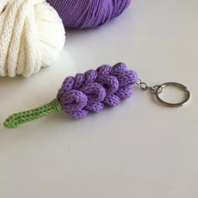 Lavender Keychain