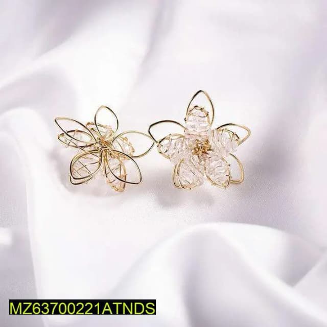 Double Layered Star Earrings