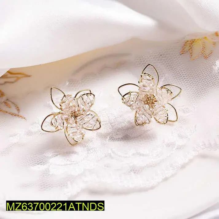 Double Layered Star Earrings