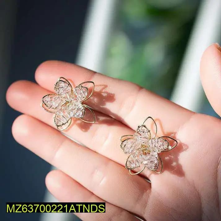 Double Layered Star Earrings